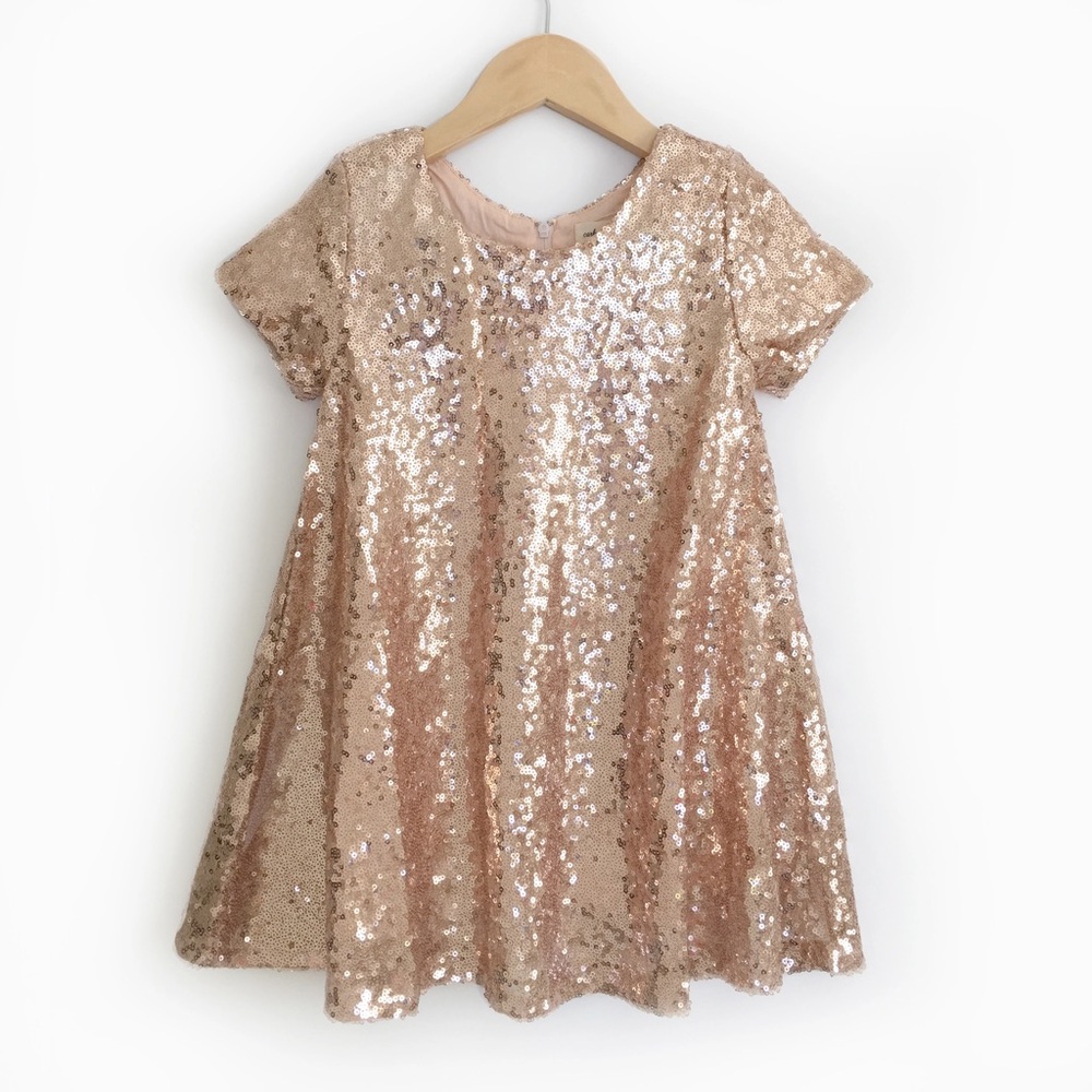Gold Sequin Dress